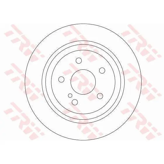 Диск тормозной MERCEDES W220 3.2-5.0 99-05 задний D=300мм. TRW D | Автомобили и мотоциклы