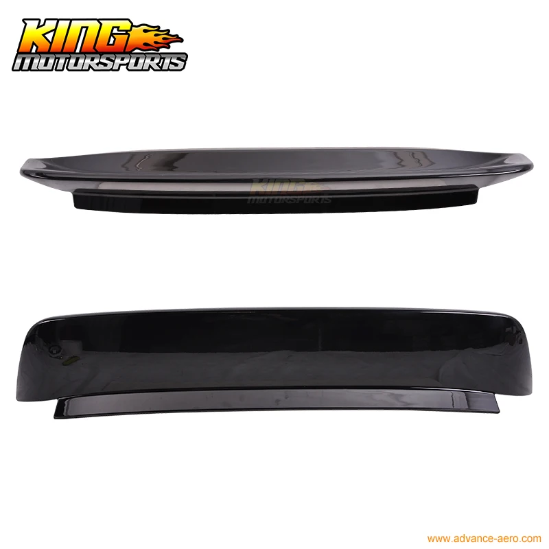 Глянцевый черный спойлер на крышу подходит для Honda Civic 3Dr EG Hatchback BYS Highkick ABS|roof spoiler|eg