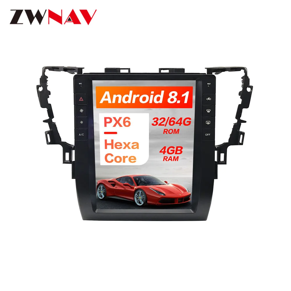 Best Android 9.0 Car GPS Navigation For Toyota Alphard 2015-19 head unit multimedia autoradio tape recorder no DVD player Tesla style 9