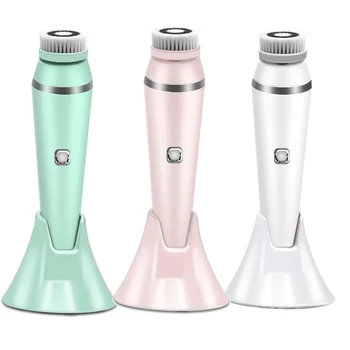 

Electric Safe 4-in-1 Multi-function Face Beauty Device Facial Cleansing Brush Skin Care Massager for Home Travel