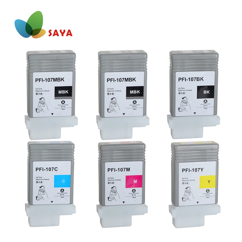 Pfi107 Compatible Ink Cartridge For Canon Ipf680 Ipf685 Ipf770 Ipf780 ...