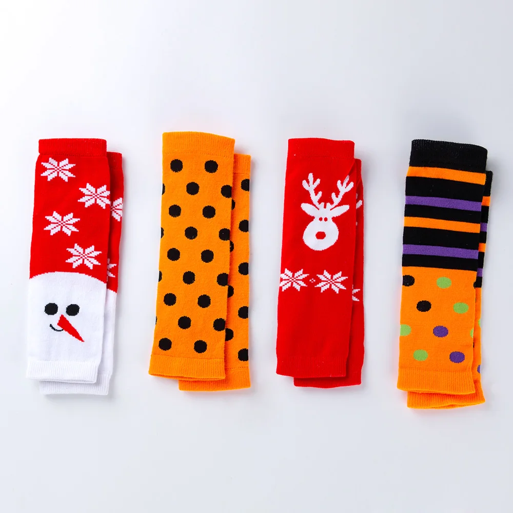 

Halloween Girls Leg Warmers Toddler Leggings Cotton Knee Newborn Boys Tights Infant Soft Dot Print Socks Christmas Clothes