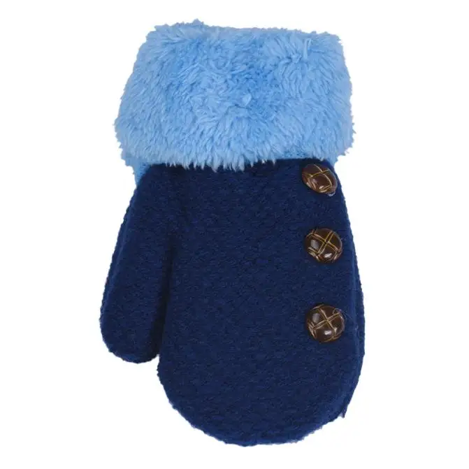 New Arrival Baby Autumn Winter Knitted Warm Gloves Girls Boys Infants Patchwork Outdoor Mittens Wool Gloves Drop Shopping#3