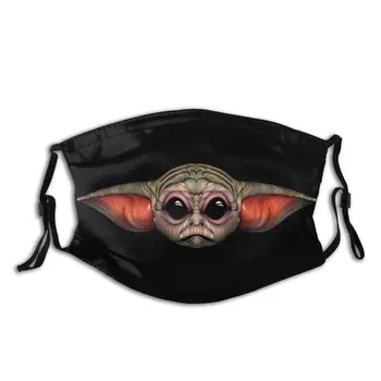

Star Wars Mandalorian Baby Yoda Mask With Filters Windproof Dustproof Design