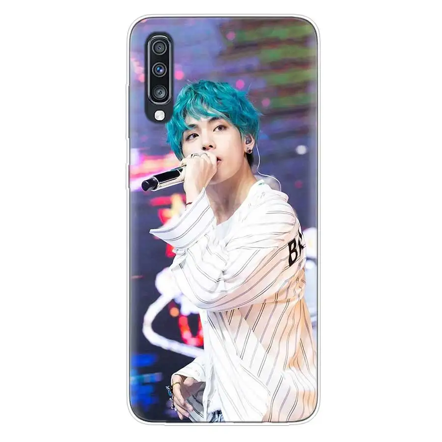 Ножные браслеты с корейской популярной KPop КОМАНДА бампер чехол для samsung A90 A80 A70 A60 A50 A50S A40 A30 A30S A20E A10E A10s S10Plus M40 M30 крышка
