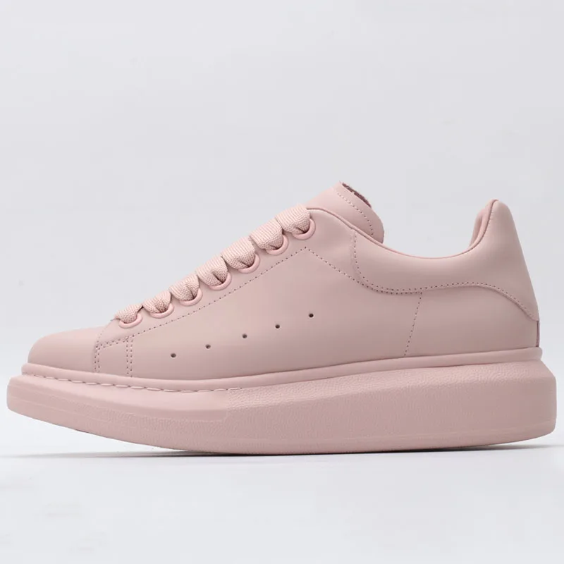 Pink ladies jogging shoes leather premium quality sneakers shoes men's brand casual fashion ladies sneakers 35-45