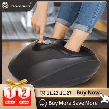 

JinKaiRui Swing Machine Shaking Foot Massager Air Compression Infrared Heating Therapy Kneading Shiatsu Health Care Machine