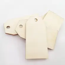 10 шт. ручной diy мультфильм лист тонких бревен процесс Клык круговой формы пятиугольная бирка пользовательские деревянные чипы