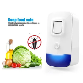 

Indoor Mosquito Insect Repeller Rat Mouse Cockroach Pest Repellent Killer Electronic Ultrasonic Pest Control EU/US/UK Plug