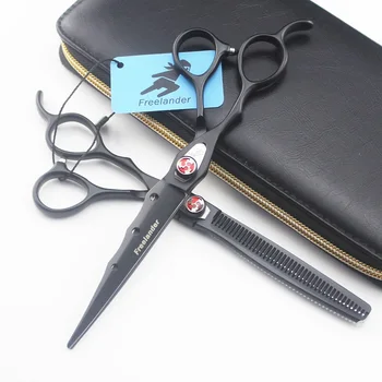

NUM-0058 Professional Left-handed Hairdressing Scissors 7.0 440C Hair Scissors Tijeras Stainless Steel