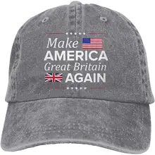Azmgh85dm Мужская и Женская бейсбольная Кепка из денима для Америки и Великобритании