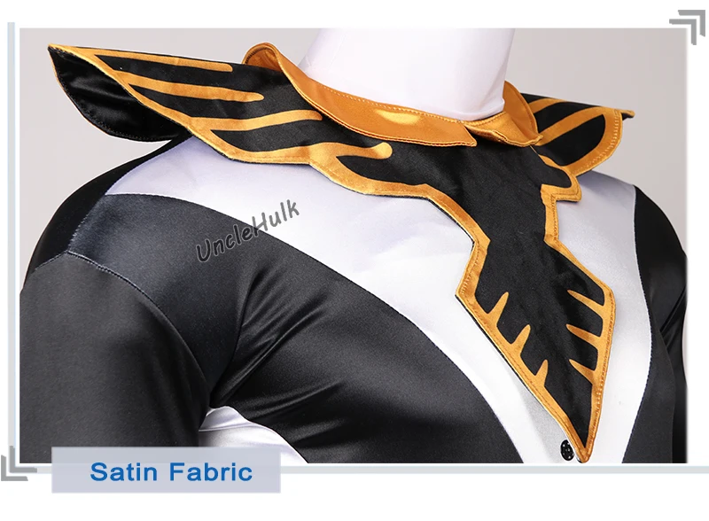 Choujin-Sentai-Jetman-Black-Condor-Satin-Fabric-Cosplay-Costume-with-shawl-UncleHulk-22