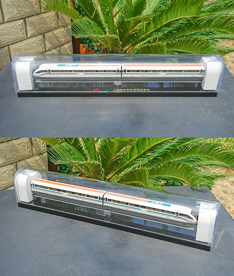 1/78 масштаб maglev поезд памятный сплав моделирование модель метро металлический автомобиль трубка метро сбор сувениры детский подарок шоу