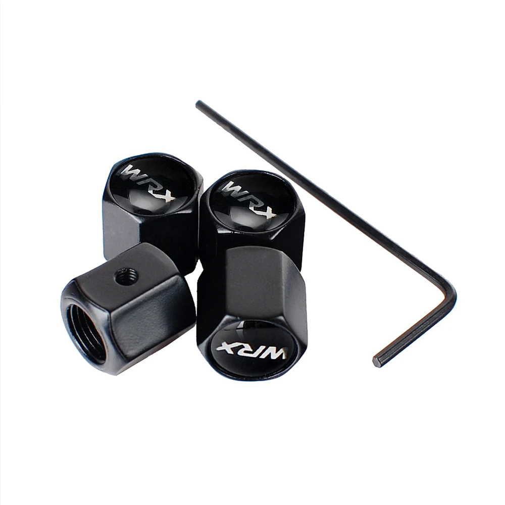 Car Styling Auto Wheels Sticker Tire Valve Stem Caps For Wrx Logo For