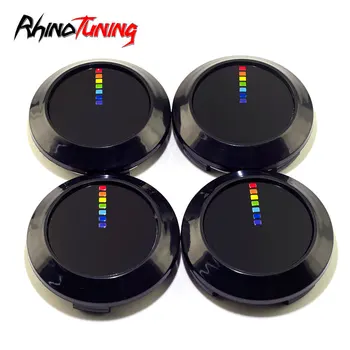 

4pcs 65mm 60mm Car Wheel Center Caps Hub Rainbow For Rims Fit For Work Emotion XT7 11R D9R Enkei PF01 PF02 PF07 SC03 SC05 RA04