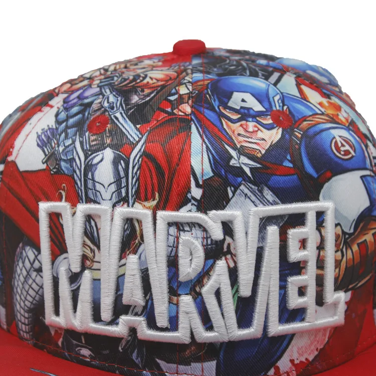 Бейсболки в стиле хип-хоп с надписью «Мстители Marvel», регулируемая парусиновая бейсболка с вышивкой, Повседневная Уличная модная забавная шапка