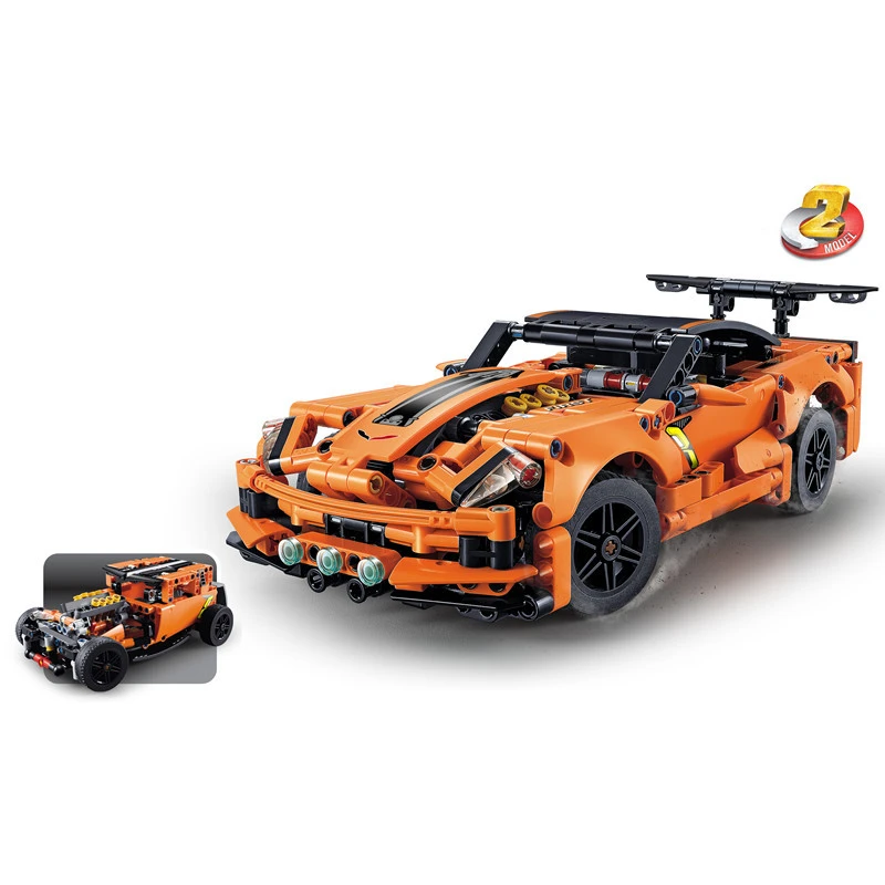 Высокотехнологичные гоночные автомобили Chevrolet Corvette ZR1 строительные блоки