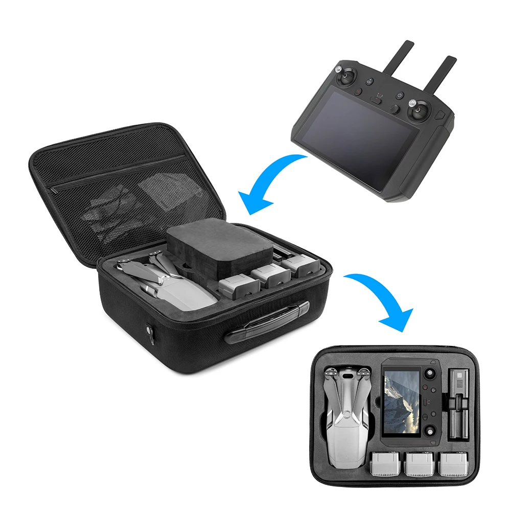  DJI Mavic 2 Pro/Zoom Carrying Case Hardshell Aluminum Box Portable Storage Bag Waterproof Suitcase 