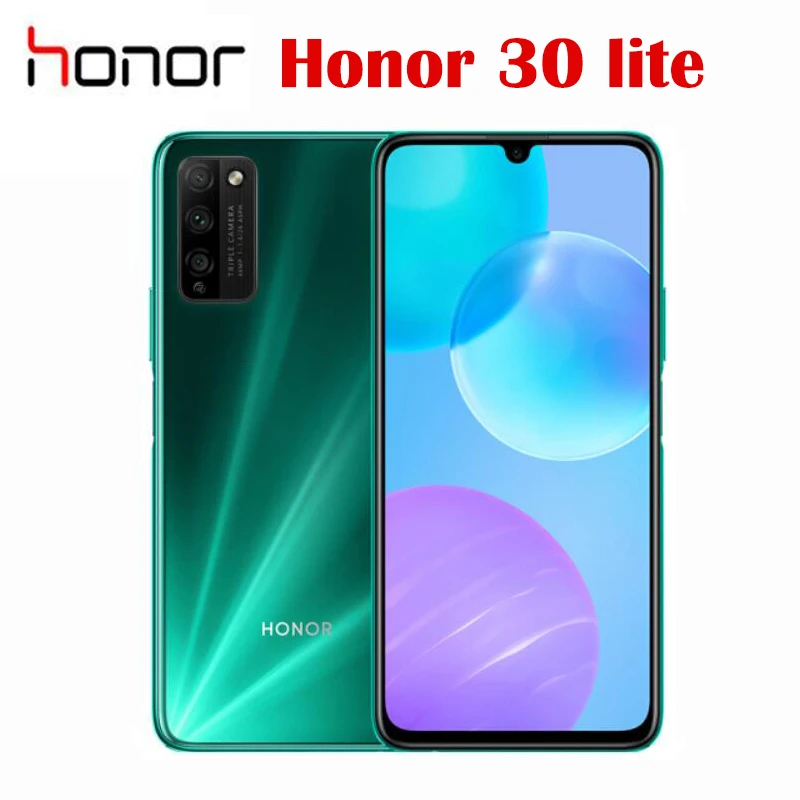 Оригинальный официальный Новое Honor 30 Lite 5G смартфон MTK6873 6 5 дюймов ЖК дисплей 2400x1080P