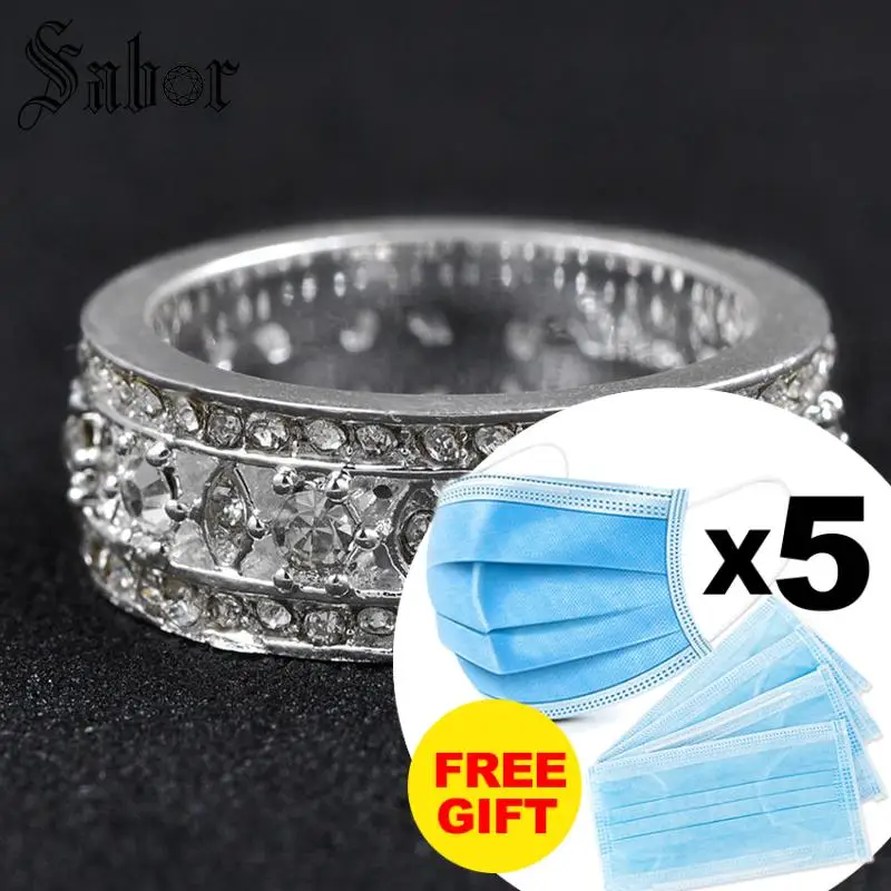 Европейский стиль высокое качество посеребренный цвет белый кристалл Открытое