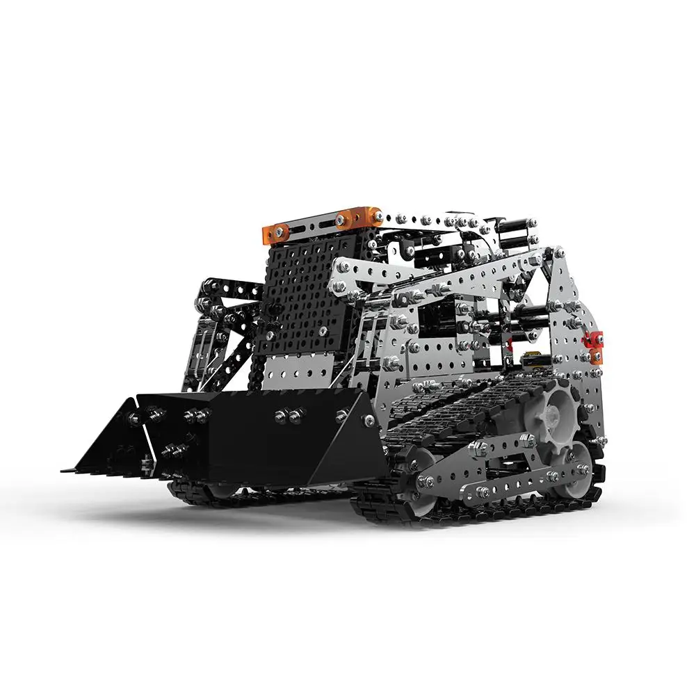 1178 шт 2,4G 10CH RC гусеничный погрузчик DIY из нержавеющей стали сборный автомобиль металлический RC модель автомобиля
