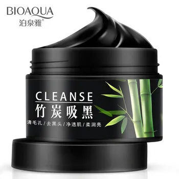 

BIOAQUA Charcoal Black Face Mask Pigmentation Corrector Oil-control Depth replenishment Blackhead Acne Treatment Face Mask Care