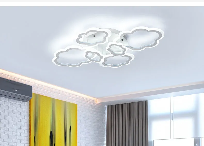 Современное светодиодное кольцо «подсвечник», лампы, облако, акриловый белый металлический светильник, Светильники для гостиной, спальни, кухни, Декор, Домашний Светильник ing 220V