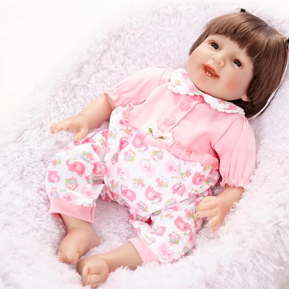 55 см Силиконовые Reborn Super Baby реалистичные детские Bonecas Детские куклы Bebes Reborn Brinquedos Reborn игрушки для детей Подарки