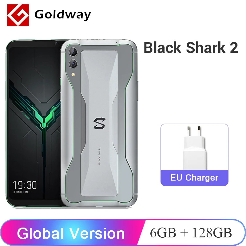 Глобальная версия Xiaomi Black Shark 2 6 ГБ 128 игровой мобильный телефон Snapdragon 855 48MP 39