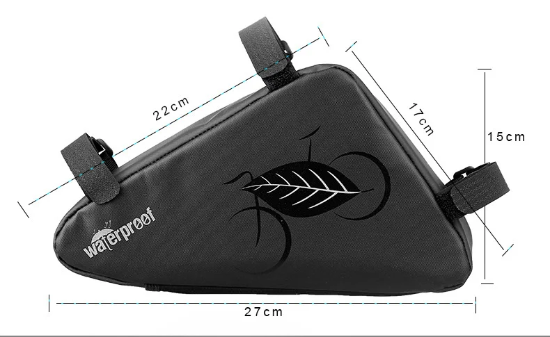Сумка для велосипеда непромокаемая большая емкость MTB Дорожная Рама Сумка треугольная сумка Водонепроницаемая чеканка сумка Аксессуары для велосипеда