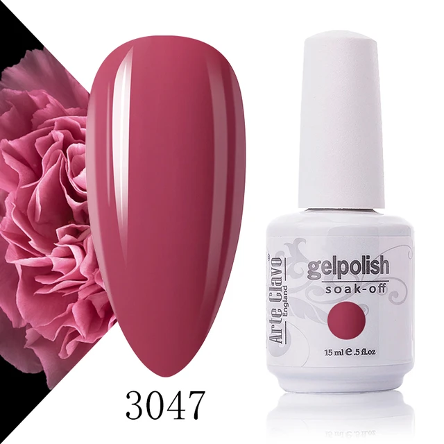 Arte Clavo 131 Colors Gel Polish Nail Gel Varnish Paint Semi Permanent Nails Art Gel Nail Polish For Manicure Top Coat Base Coat 3047