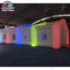 Outdoor Commercial Inflatable Cube Party Tent,duarble Customized Inflatable Oxford Cloth Tent With Led Light 1