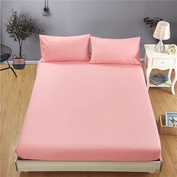 

Fitted Bed Sheet Home Textile queen size bed linen bed Cover 1pcs