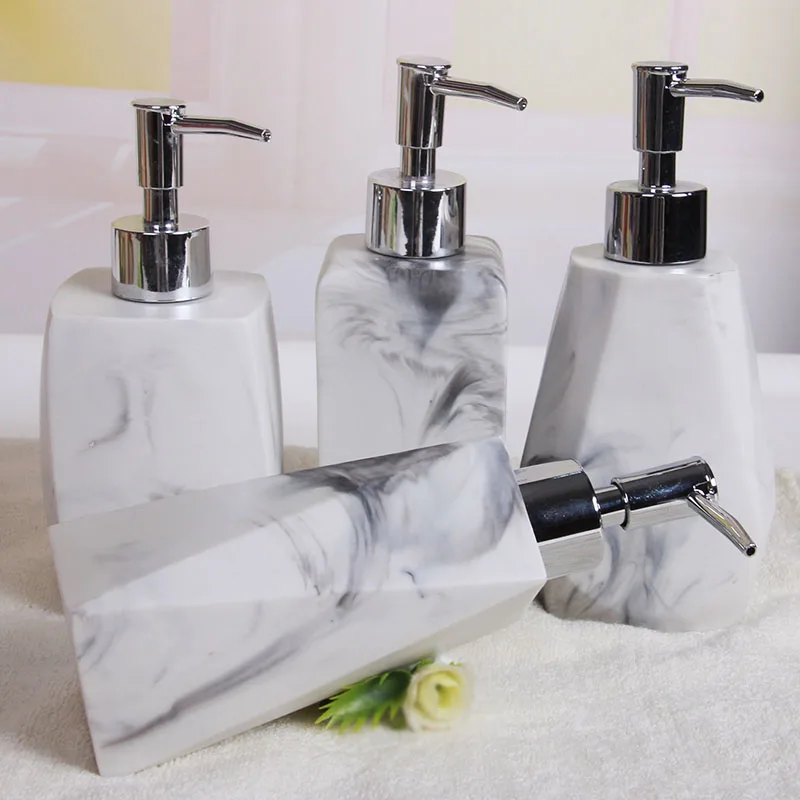 JINSERTA мраморный диспенсер для мыла Sub-Bottle Роскошный домашний отель ванная комната ручной дезинфицирующий шампунь лосьон для мытья тела декоративная бутылка