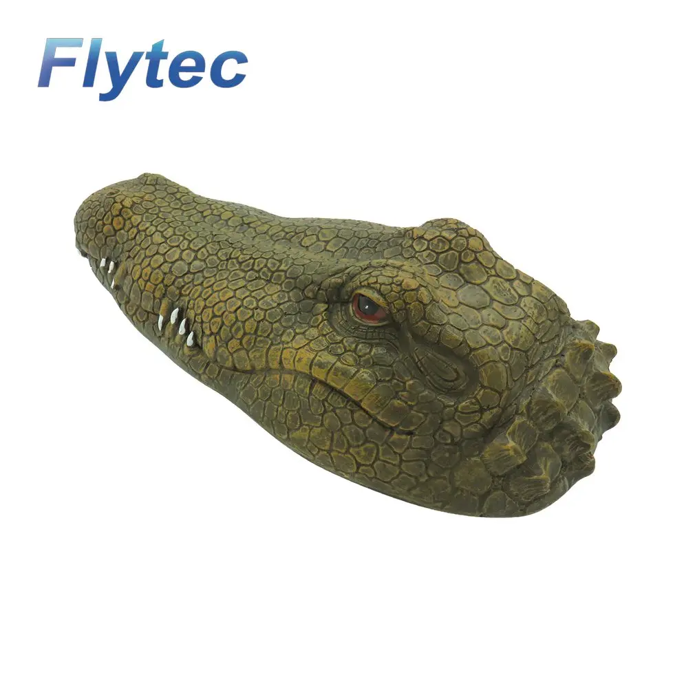 Flytec RC Поддельный Крокодил дистанционное управление гоночная лодка розыгрыш на Хэллоуин производитель забавная Новинка моделирование электрическая Водонепроницаемая игрушка