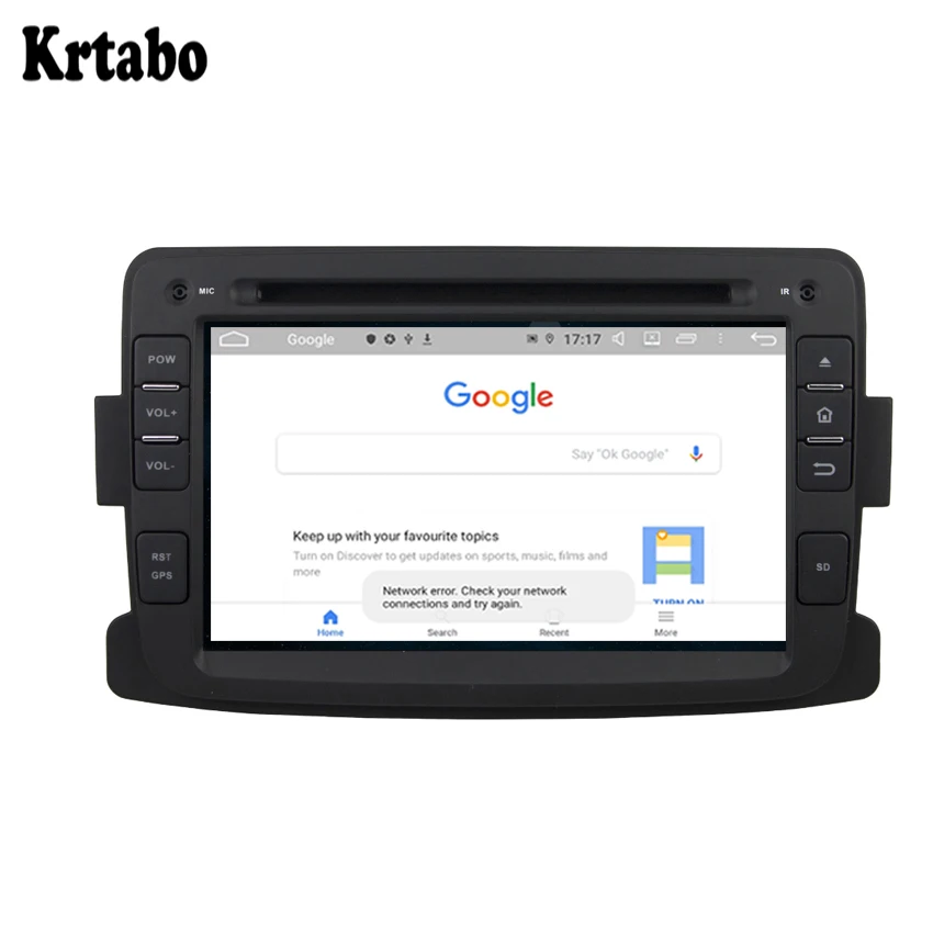 For Renault Duster 2012-2013 Android smart car navigation reversing image control large screen one machine recorder support DVD