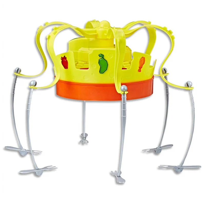 

Funny Family Novel Musical Spinning Chow Crown Game Snacks Food Party Toys for Children Christmas Gift .