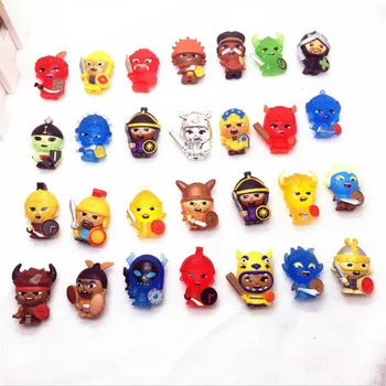 

100PCS/lot lovely mini baby dolls 3cm, cartoon action figure,kids toys,capsule toys gift,home decoration,hobby collections