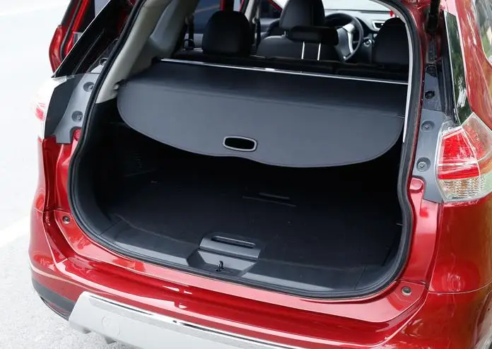 Для Nissan X-Trail задняя полка посылки автостайлинг багажник материал занавес задний занавес Выдвижной спа