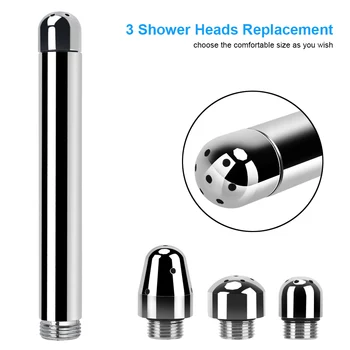 Anal Washer Nozzles Women Vaginal Shower Men Butt Plug Cleaner Sex Toys for Couples Medical Wash  Erotic Enema Douche Dust Bag 3