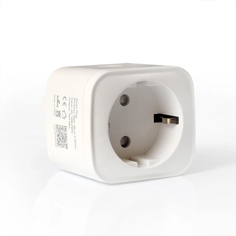 Monitoramento de Energia Controle de Voz Tuya-tomada Inteligente Wi-fi Smart Tomada App Tuya eu Plug Alexa Google Home Ifttt 16a - Image 6