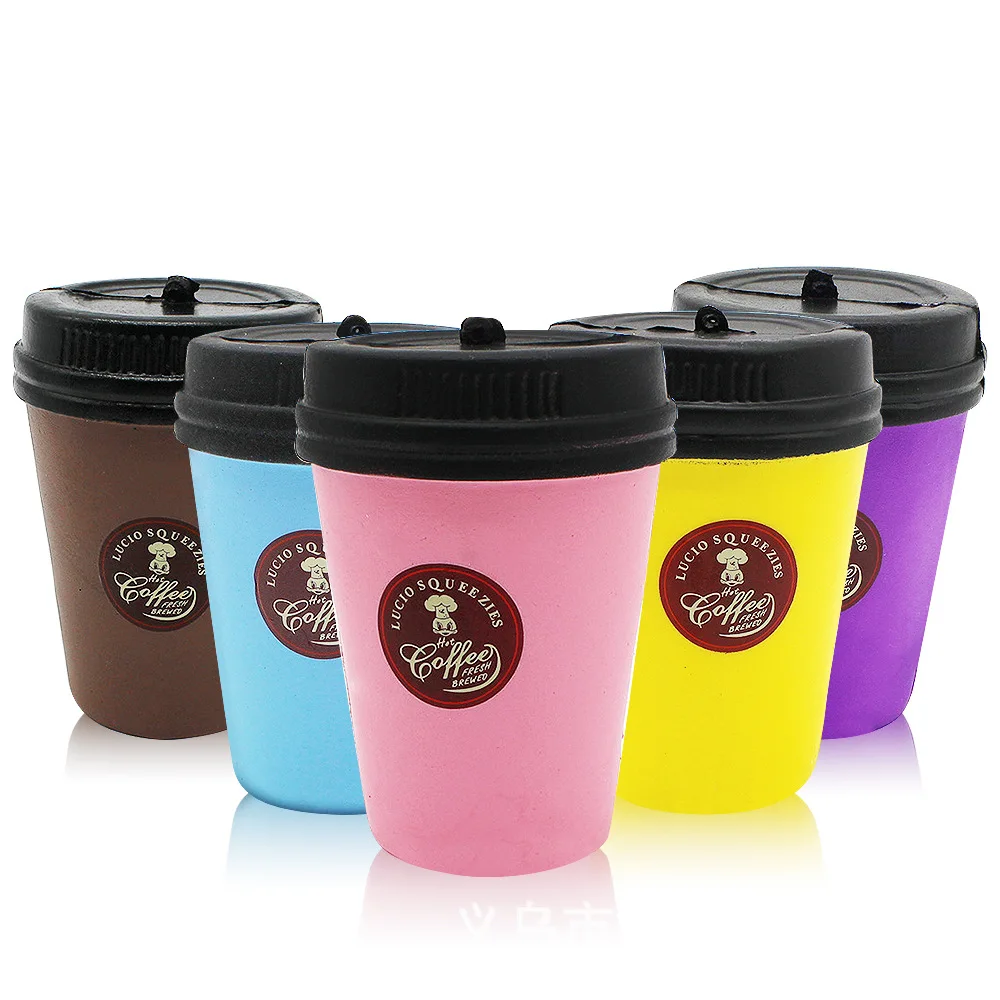 

Cross Border for Pu Memory Foam Tea Cup Memory Foam Model Candy Toy Coffee Cup Memory Foam Pu Tea Cup