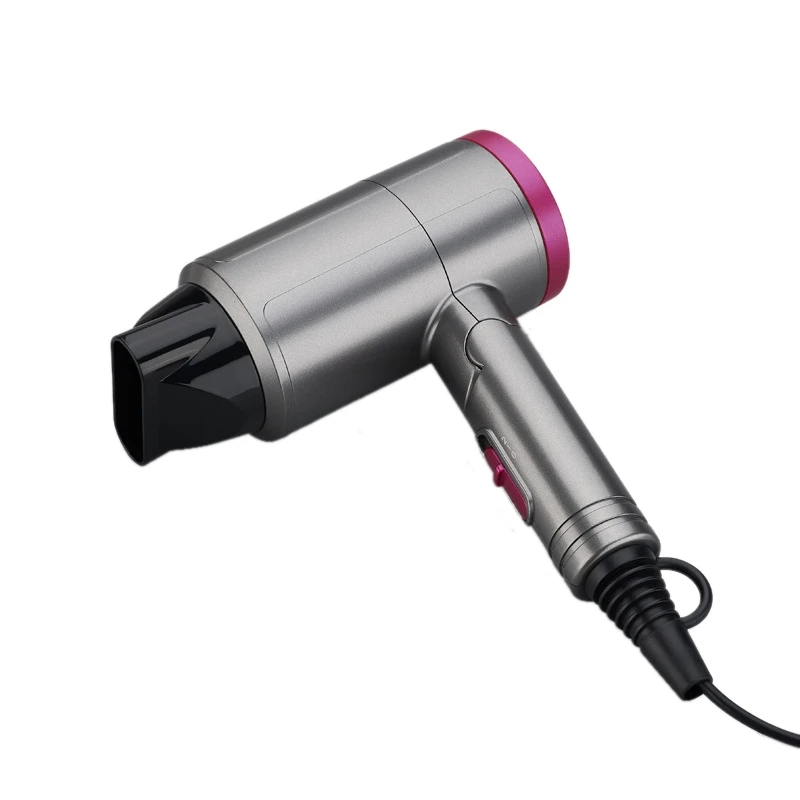 Voltage Hair Dryer for Home and Travel Use Folding Handle Blow Dryer with Tourmaline Ceramic Thermostatic Negative Ion Hair Drye