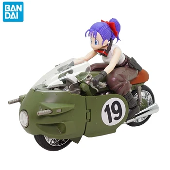 

Orignal Bandai Assembled Model Dragon Ball Buma Bulma+Deformed Motorcycle Assembly Action Figureals Brinquedos Model