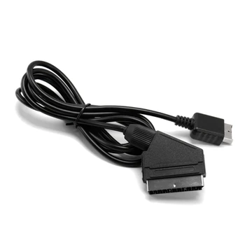 

1.8m RGB Scart Cable For -Sony PS1 PS2 PS3 TV AV Lead Replacement Connection Game Cord Wire for PAL/NTSC Cons