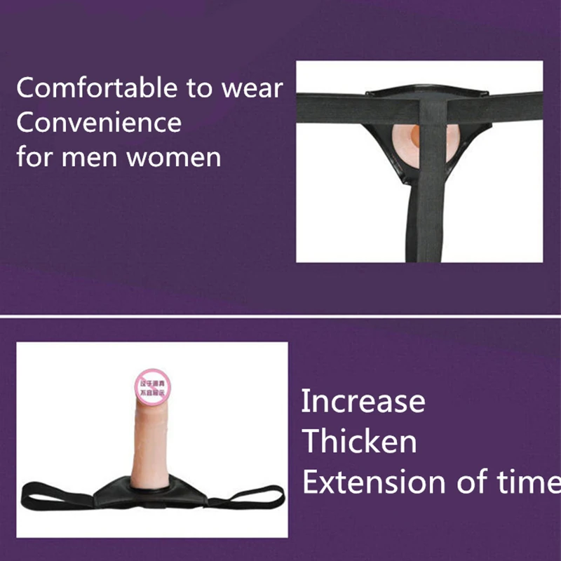 New Unisex wear dildo vibrator sex toys silicone realistic penis male sex sleeve penis extension Masturbatio for women men gay