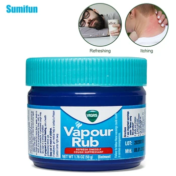 

1pcs 50g Mint Ointment Colds Relief Nasal Congestion Pain Cooling Oil Refresh Anti-itching Anti-Motion Cream Health Care P0078