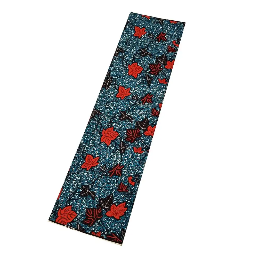 Летний настоящий воск настоящий голландский воск Чистый хлопок Высокое качество Африканский Воск Печать Ткань V716