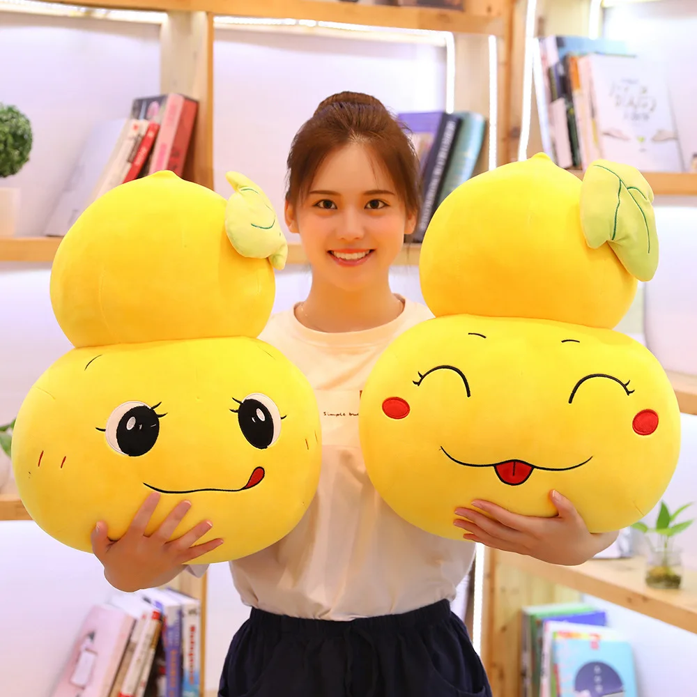 

New Arrival Creative expression gourd Pillow multi Plush toy soft plant vegetable Simulation Pillow Cute cushion Child kid gift