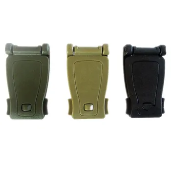 

10pcs Molle Web Dominator Buckles Strap Clip Belt Keeper Tactical Strap Management Tool for Backpack Webbing (Soil Color)